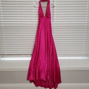 Silky Pink Formal Dress